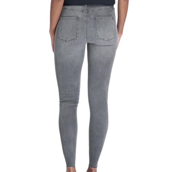 SPANX Jeans Womens Size XS‎ Ankle Skinny Distressed Vintage Grey Jeggings - Picture 5 of 6